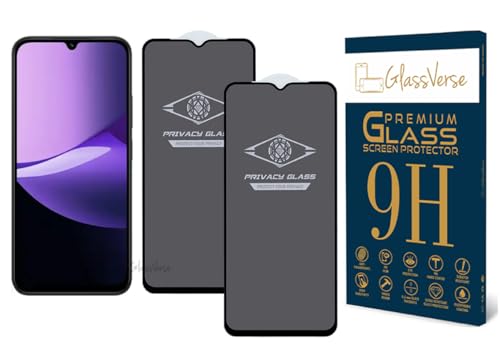 Image of GlassVerse Privacy Tempered Glass for Redmi 15C | Anti Spy Screen Protector, 9H Hardness, Edge to Edge, Case Friendly, Hassle-less Installation Kit Included. (Pack of 2)