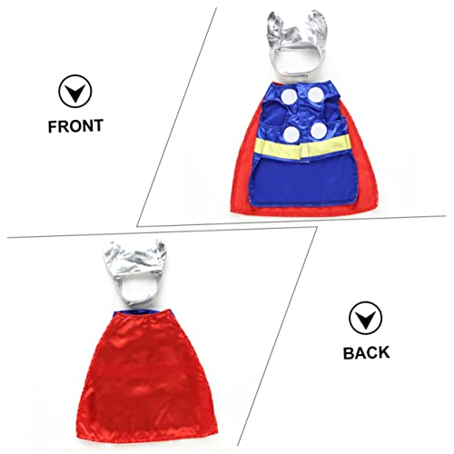 Disfraz de cosplay para perro en poliéster rojo miniatura 7