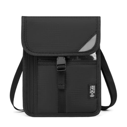 Portadocumentos Viaje de Cuello Monedero, Portadocumentos de Cuello Viaje de Cuello Mujer Hombre, Porta Documentos para Viaje, Organizador de Documentos para Viaje, para Documentos Efectivo