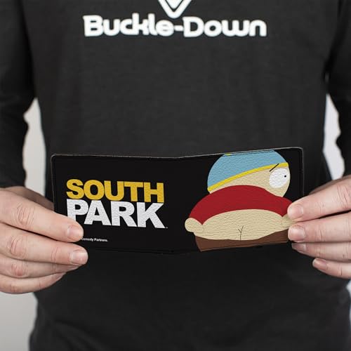 South Park Wallet, Bifold, Cartman Mooning Pose and Logo, Vegan Leather4