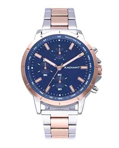 Radiant Mauricio Reloj para Hombre Analógico de Cuarzo con Brazalete de Acero Inoxidable RA611702
