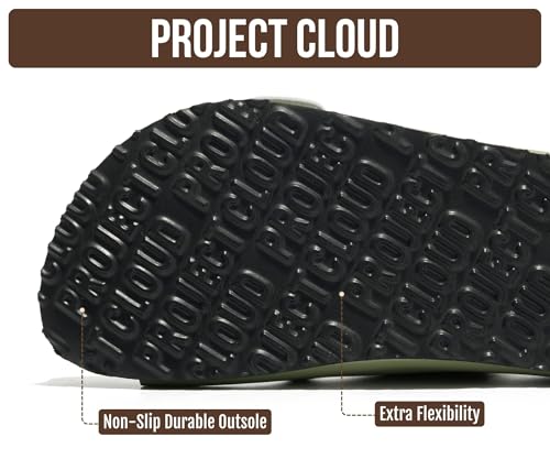 Image of Project Cloud 100% Genuine Leather Footbed Sandals for Women (Santorini)