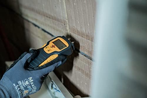 Brennenstuhl Moisture Detector MD (Moisture Meter for wood/walls/building material, with LCD Display) anthracite/yellow