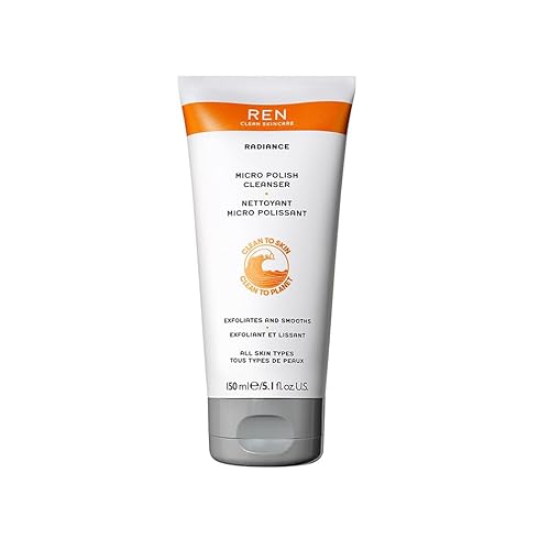 Ren Clean Skincare - Micro Polish Cleanser - Gentle Exfoliating Face Wash - Skin Brightening Facial Cleanser And Exfoliator With Glycolic Acid And Amber Beads, 5.1 Fl Oz #TOP13