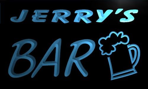 ADVPRO pv039-b Jerry's Bar Beer Mug Glass Pub Neon Light Sign