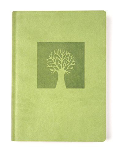 WORLD TRAVELER Eccolo Tree Of Life Writing Journal, 256 Lined Page Notebook, Flexible Faux Leather Cover
