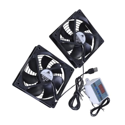 Ventilador USB de 120 mm para gabinetes: adiós al calor en tu cine en casa con control automático