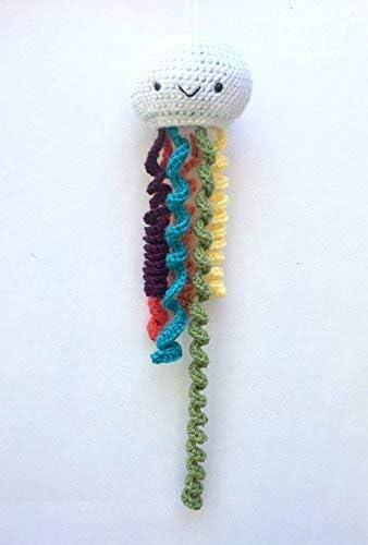 Crochet Rainbow Jellyfish