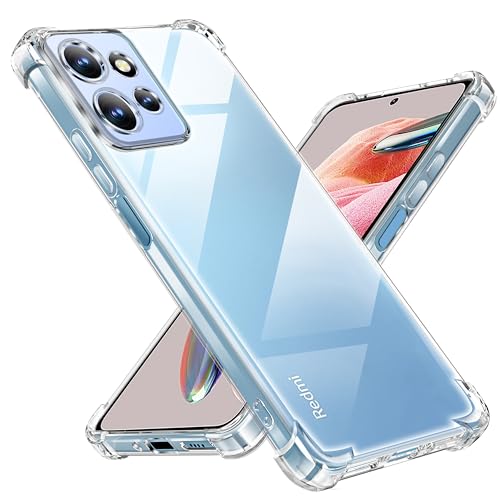 Tentoki für Xiaomi Redmi Note 12 4G hülle [Anti-Vergilbung] [Deutsche Material] [Ultra Dünn] handyhülle für xiaomi redmi Note 12 4g - Durchsichtig