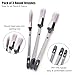 Trim Paint Brushes, 3 Packs with 0.45/0.75/1 Inch Paint Brushes for Walls, Touch Up Brushes, Small Paint Brush for House Wall Edges, Trim Painting Brush