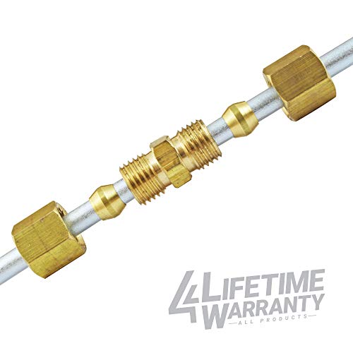 4Lifetimelines Brass Compression Union, 3/16, 10/Bag #TOP2