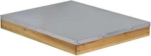 Miniatura 9 de Hoover Hives - Juego de 8 piezas para colmena de abeja (100% cera de abeja, incluye cubierta superior telescópica, escape de abeja ovalado, cubierta