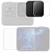 Lens & Screen Protectors for GoPro Hero5 Hero6 Black Sport Camera with Lens Cap, FineGood 2 Pcs Anti-Scratches Tempered Glass and Plastic Lens Cover for Hero 5 6 Action Camera