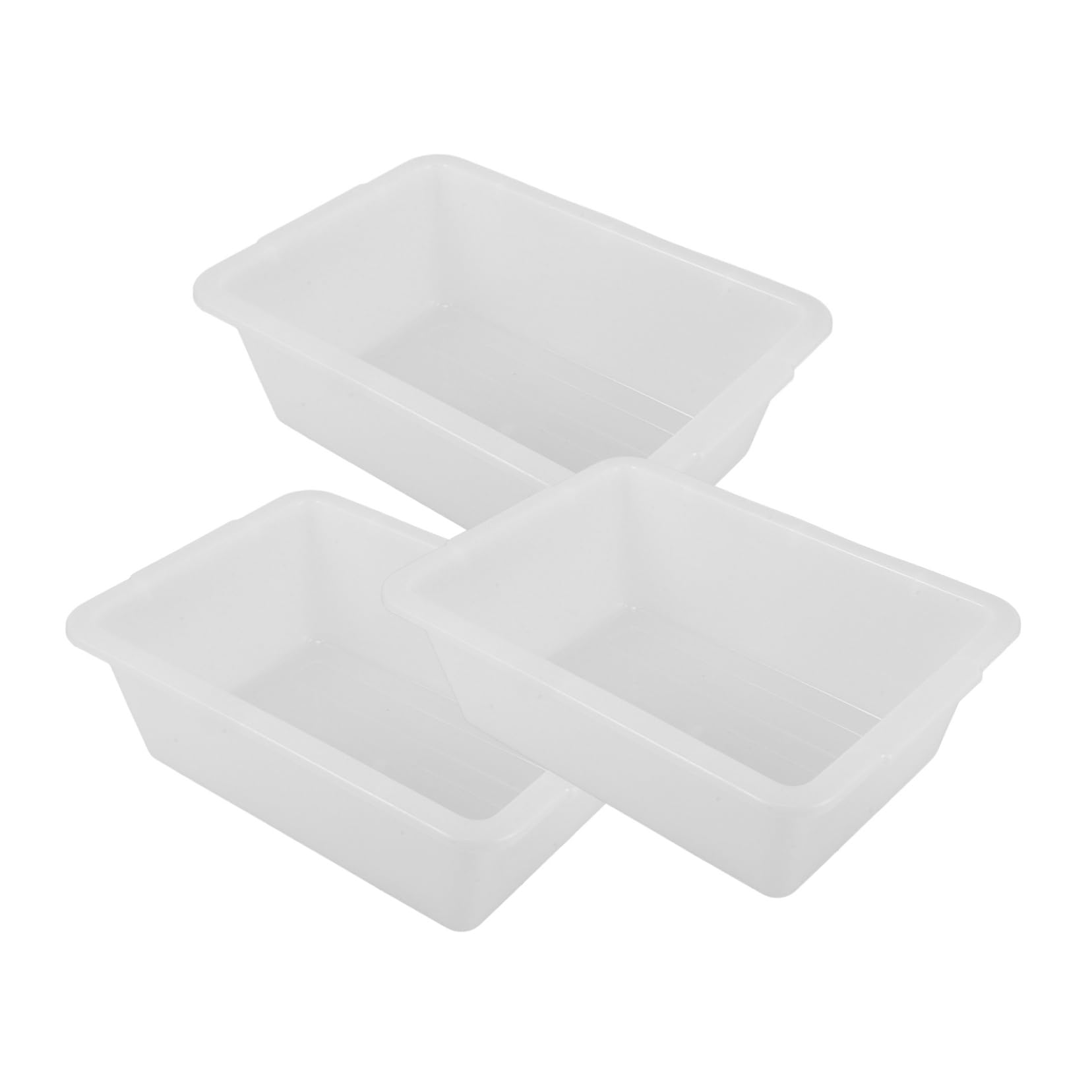 Bac à couverts HENDI 552308 en lot de 10 boîtes de rangement gris pour les tiroirs de cuisine