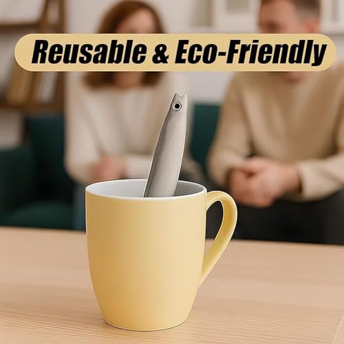 Paille de poisson en céramique durable contre les pailles jetables
