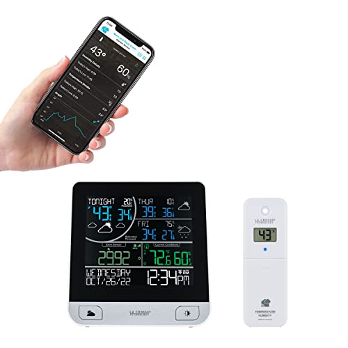 La Crosse Technology V15-Th Wi-Fi Multi-Day Forecast Digital Weather Station #TOP9