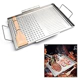 Construit pour durer en acier inoxydable : fabriquée en acier inoxydable, cette plaque de barbecue offre une excellente répartition de la chaleur pour des résultats de cuisson homogènes chaque fois que vous allumez le barbecue.