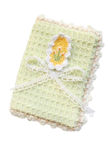 Étui biblique tricoté de haute qualité avec bord en crochet ombré A6