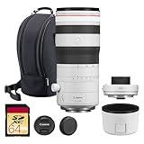 Canon RF 70-200mm f/2.8 L is USM Z Lens – Compact Telephoto Zoom with Image Stabilization for Portrait, Sports & Event Photography (6594C002) + Canon Extender RF 1.4X + 64GB Memory Card