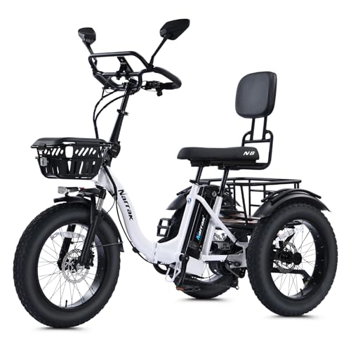 NARRAK Electric Tricycle for Adults Seniors, 750W Fat Tire 3