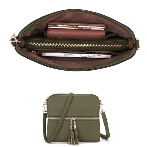 Image of Qiyuer Slouchy Handbag for Women Shoulder Bag Hobo Purse Wallet Set 3pcs