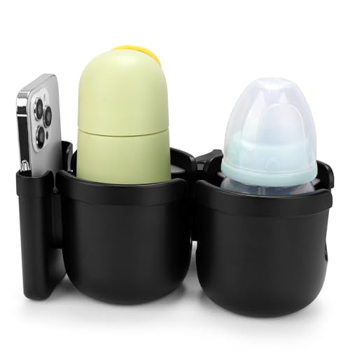 image for Accmor Stroller Cup Holder with Phone Holder, Bike Cup Holder, Univers
