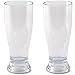 Produktbild 2mm-starke hochwertiges Polycarbonat Camping Bierglas 360 ml, 2-er Set: Glöser Geschirr Glas Kunststoff Trinkglas hochwertiger POLYCARBON leicht Wandstärke ca. 2 mm das Material sieht aus wie ein Glas