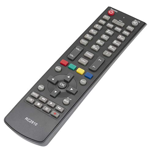 VINABTY RC2910 Replacement Remote Control fit for Bush Logik Freeview Recorder B320HDPVR B320PVR B1TBHDPVR L1HSTB12 B500PVR RS3232 RS3240 7900HD F9000HD RS785CHB TDSC320BU TDSC320-BU VTS700HD - Image 2