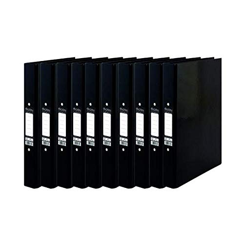 Image of Pukka Brights Ringbinder A4 Black (Pack of 10) BR-7765 + FINCHLEY Pen Free
