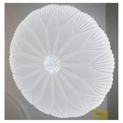 Oise Art Store Trade Shop - Plafoniera 50Cm Con Cristallo Centrale Glitter Led 60W A Soffitto Luce 6500K 27816 - - 2
