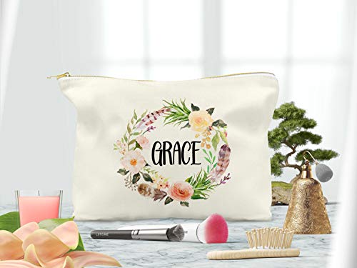 Preisvergleich Produktbild Kosmetiktasche für Brautjungfern, personalisierbar