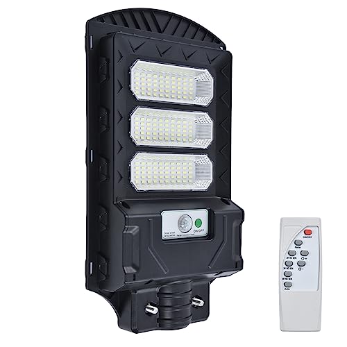 Réverbère Solaire 300W FTVOGUE : Éclairage Puissant 150LED Étanche pour Extérieur Sécurisé