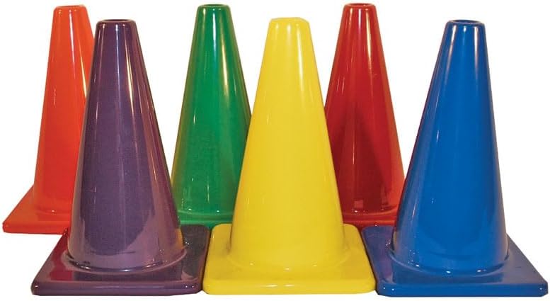 6-Color Set 12" Vinyl Cones
