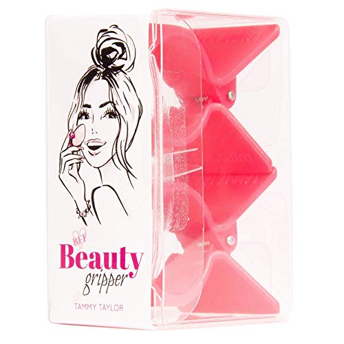 Tammy Taylor Beauty Gripper | Patent-Pending Makeup Sponge Blender Holder, Gripper & Drying Stand All in One | Perfect Travel Size | Made in USA
