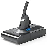 dyson fluffy v10 【Fácil de instalar】 El tamaño y la función de la batería V8 son los mismos que los de la batería OEM. Solo 6 pasos para instalar. El azul continuo indica que se está cargando, el rojo intermitente indica que se ha producido un error. Nota: No cargue inmediatamente después de que se agote la batería, especialmente cuando se usa el modo MAX y la batería está caliente. Deje que la batería se enfríe de 10 a 20 minutos antes de cargarla.