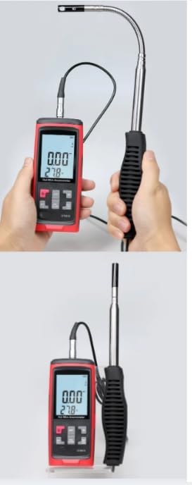 GT8916 High Accuracy Backlight Hot Wind Speed Gauge Wire Anemometer