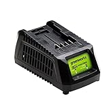 Greenworks Tools Akku-Schnellladegerät G24UC (Li-Ion 24 V 60W Output passend für alle Akkus der 24 V Greenworks Serie)