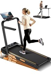 Walking Pad Treadmill with 15% Incline & Handle Bar, Treadmills for Home