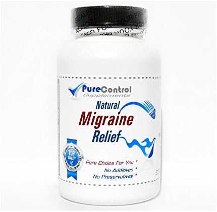Natural Migraine Relief // 180 Capsules // Pure // by PureControl Supplements
