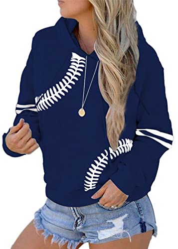 TSMNZMU Womens Femboy Pullover - Drawstring Printed Long Sleeve Tops Shirts - Sweatshirt for Women