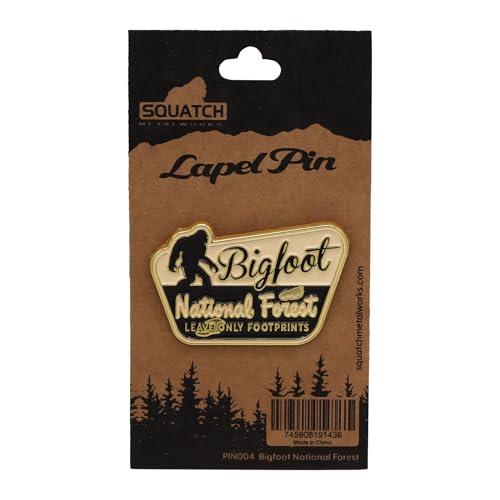 Image of Bigfoot Enamel Lapel Pin - for Fans of Bigfoot and Sasquatch