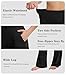 Talovee Yoga Pants Women Wide Leg Pants High Waist Stretch Dress Casual Sweatpants Lounge Pants with Pockets Black, Large