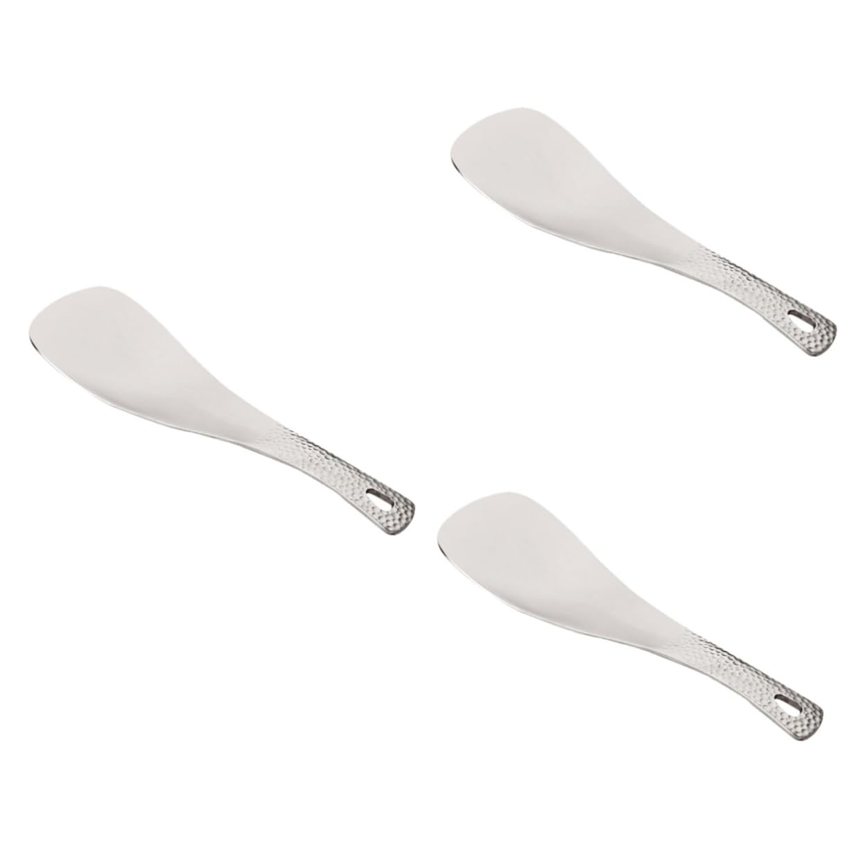 Sosoport 3pezzi Cucchiaio Da Campeggio Titanio Posate Portatili Ultraleggere Per Picnic e Attività Outdoor Resistente e Durevole Facile Da Riporre e Trasportare