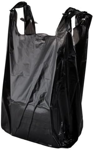 Paquete 200 Bolsas Plásticas Desechables Negras 20x33x41 cm miniatura 5