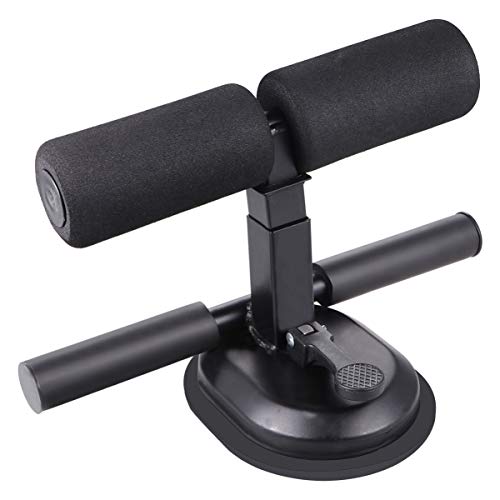 BESPORTBLE Sit up Bar Assistant Device Suction Floor Bar Household Fitness Equipment for Abdominal Trainer Muscle Exercise (Black)
