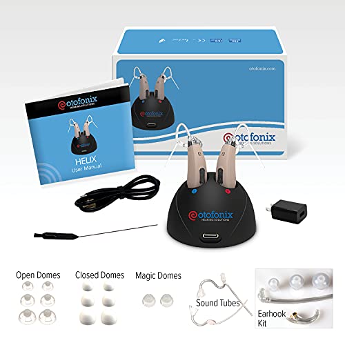 Otofonix Helix Rechargeable Hearing Aid for Seniors & Adults
