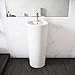 Swiss Madison Well Made Forever SM-PS307 Monaco Pedestal Sink, Glossy White