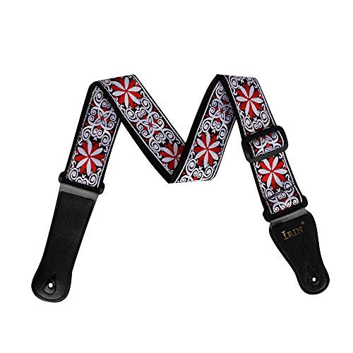 Blelsa Correas De Guitarra Bordadas Ajustables Gs-02 Para Guitarras Acústicas Y Eléctricas, Accesorios...
