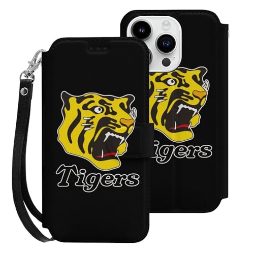 阪神タイガース iPhone15Pro用ケース 手帳型 スマホケース アイホン15Pro用 財布型カバー カードポケット スタンド機能 誕生日ギフト 人気 男女兼用