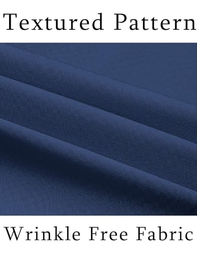 COOFANDY Men's Short Sleeve Dress Shirts Wrinkle Free Regular Fit Dress Shirt Textured Casual Button Down Shirts4